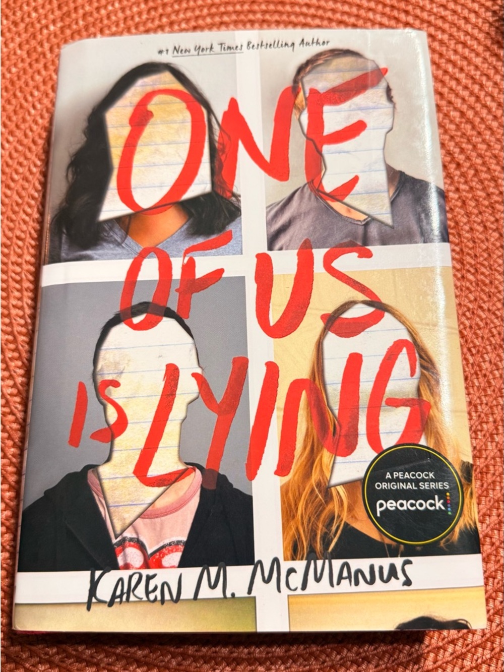 One of us is lying book by Karen M. McManus hardcover
